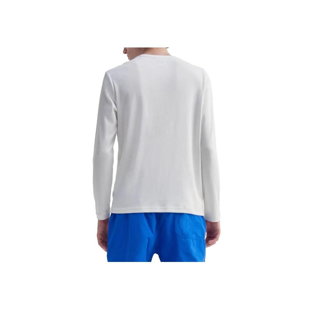 Fila Sports Casual Simple Fashion Breathable Long Sleeve T-Shirt Men Tops White F11M038214G-WT