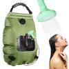 5 Gallon Solar Shower Bag - 20L Portable Camping Shower With Hose & On/Off Shower Head, Solar Heating Bag For Outdoor Hiking, Beach, Travel