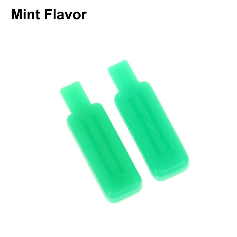 2 Pièces Saveur Fruit Mâcheurs d'Aligneurs Dentaires Dentaires Assiseurs de Gouttières Réutilisables Silicone Gouttière Invisible Outils de Soin d'Hygiène Buccale