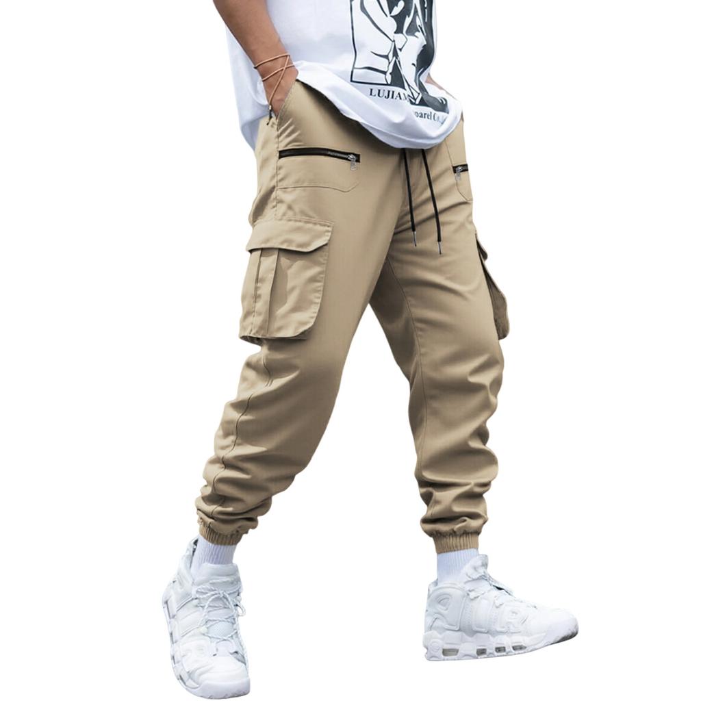 Men's Loose Fit Multi-Pocket Outdoor Casual Cargo Pants