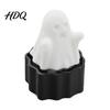 Ghost Keychain Pendant Halloween Fidget Clicker for Stress Relief Pumpkin Skull Witch Office Reliever Hat Finger Clicker 3D Printed Push Button Bag