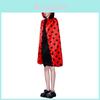 Game Theme Adult Ladybug Cape Cosplay Apparel With 95% Polyester For Festival Celebrations