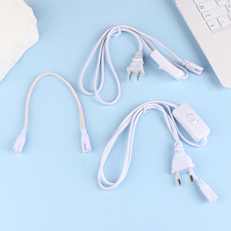 1Pc T5 T8 3Pin Led Tube Connector Cable Wire With Switch T5 T8 Extension Cord For Integrated Led Fluorescent Tube Light Bulb