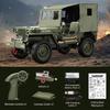JJRC C8815 4WD Off-road RC Car RTR Crawler 2.4G 1941 Mb Scaler Willys Jeep Climbing Scale Military Truck Vehicle Adult Kids Toy