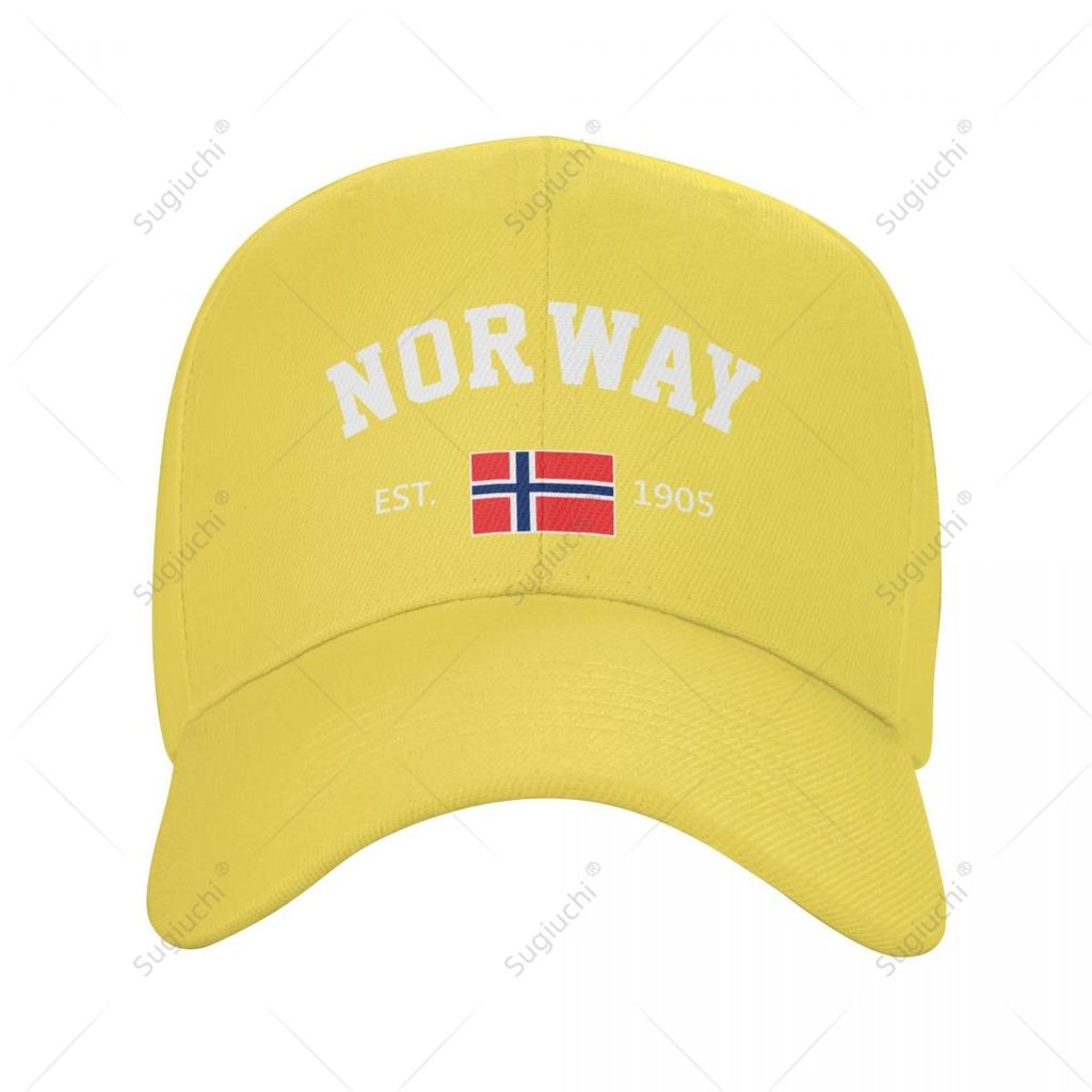 Baseball Cap Norway EST Independence Day Wild Sun Shade Peaked Adjustable Outdoor Caps