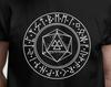 Viking DND Shirt: Nordic Runic Dice, Valknut Norse Runes