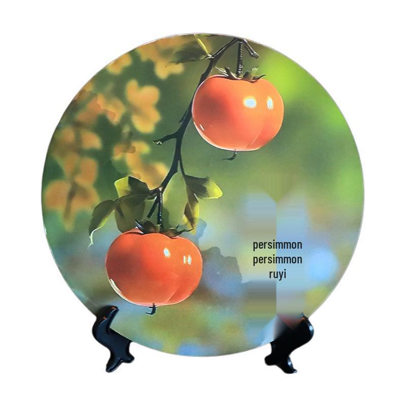 Persimmon Ruyi High-End Modern Decorative Photo Frame for Restaurant & Home