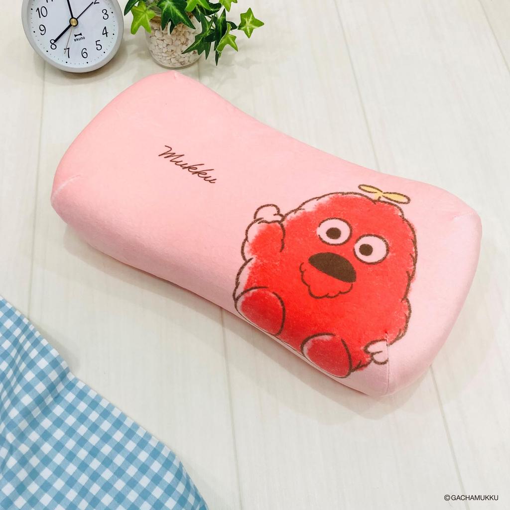 MORIPiLO Morishita Gachapin Mook polštář z paměťové pěny 15x31cm polštář na opěradlo pohovky plyšový polštář Ponkikkies Mook červený 4621420