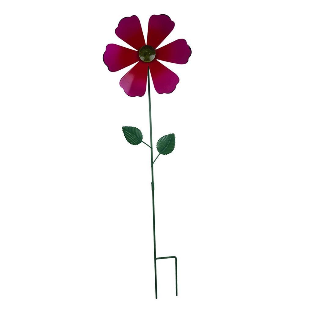 Pinwheels Metal Flower Decorative Garden Stake, Outdoor Garden Decor, Decorative ,Garden Stake for Lawn ,Patio ,Porch ,Garage