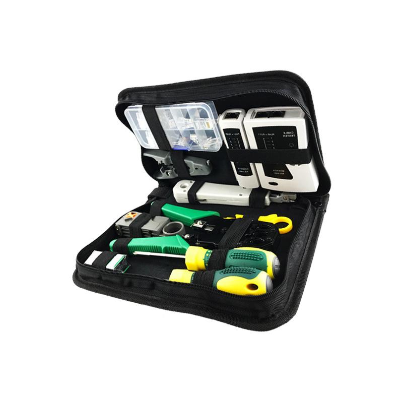 5G Optical Fiber Test Tool Kit Comprehensive Cabling and Cable Repairing & Testing 11-Piece Set Model JG-GJB2