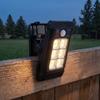 Waterproof Motion Sensor Light High-Brightness Solar Powered Light Outdoor Solar Clamp Light  Patio