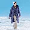 Skechers Windproof Waterproof Oil-Resistant Warm Thick Durable Hooded Long Jacket Men Jackets Deep-Cobalt-Blue P424M066-02QT