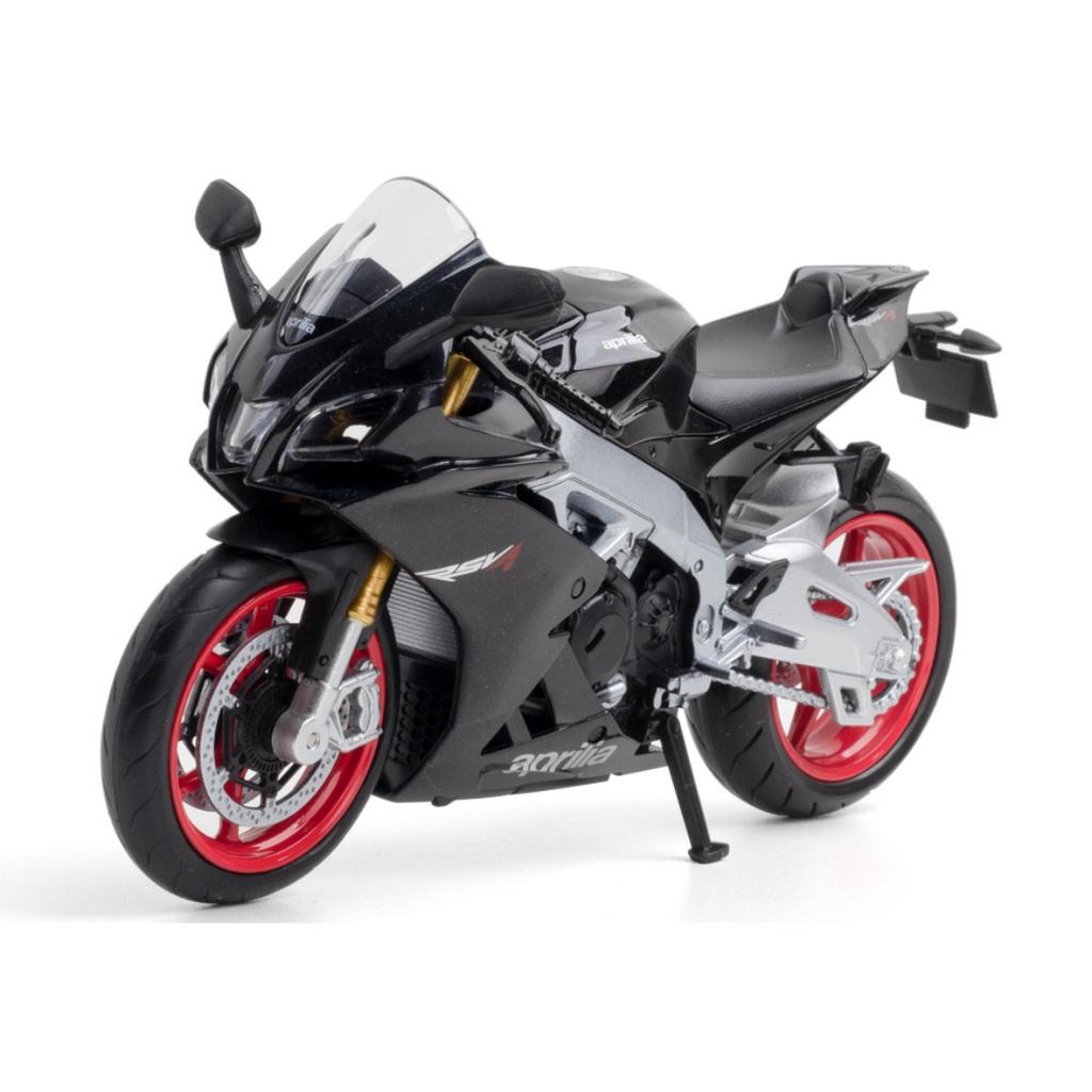 1/12 Aprilia RSV4 Alloy Racing Motorcycle Model Diecast Metal Street Cross-country Motorcycle Model Simulation Children Toy Gift