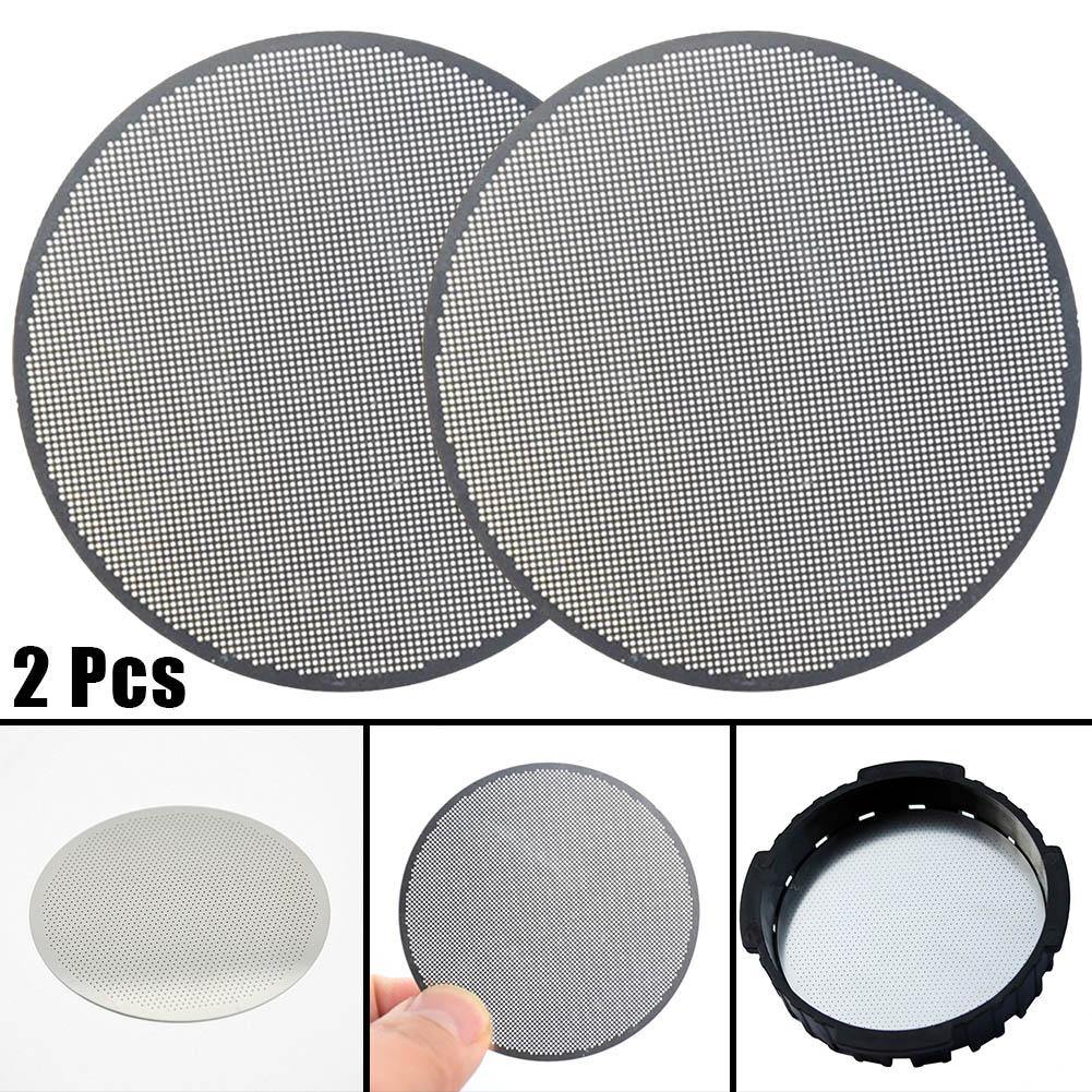2 Pcs Reusable Stainless Steel Filter For Aeropress Coffee Maker Spare Parts