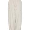 Emporio Armani Ea7 Fw24 Loose Fit Cargo Pants Women Pants Off-White 6DTP20-TNFTZ-1120