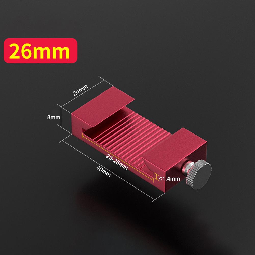 Steel Ruler Stop Fences Metal Scribers Positioning Limit Block Line Scribers Steel Ruler Position Block Marking Tool Fixing Clip