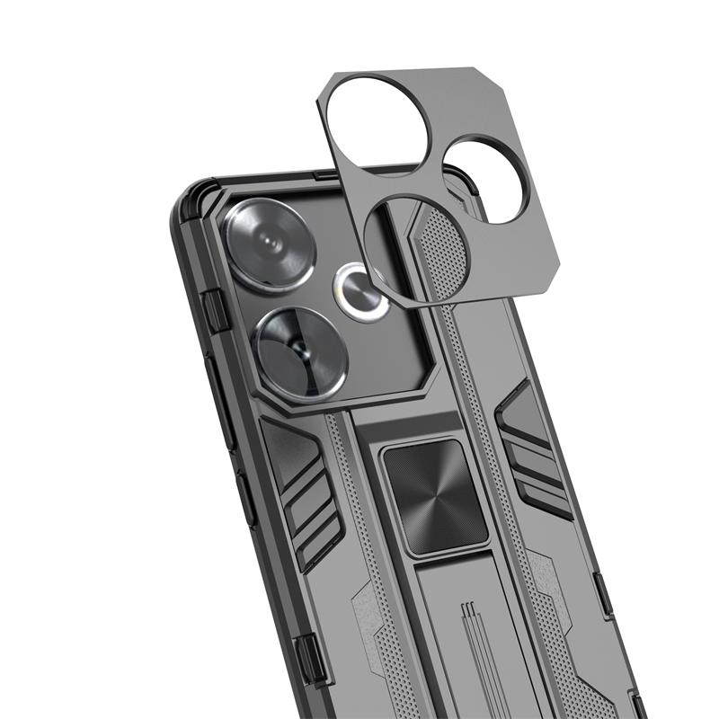 Pro Xiaomi Poco F6 5G Pouzdro Silikon+PC Magnetický Držák do Auta Pouzdro na Telefon Pro Poko Poxo F6 F 6 6F PocoF6 Nárazuvzdorný Pancéřovaný Zadní Kryt