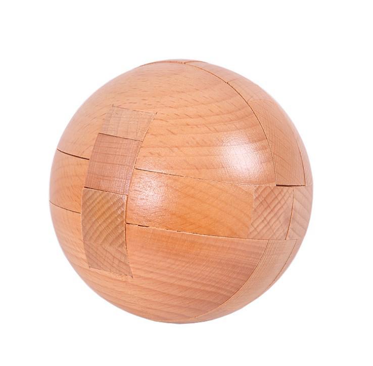 100-Piece Kongming Lock Wooden Puzzle Set for Kids and Adults