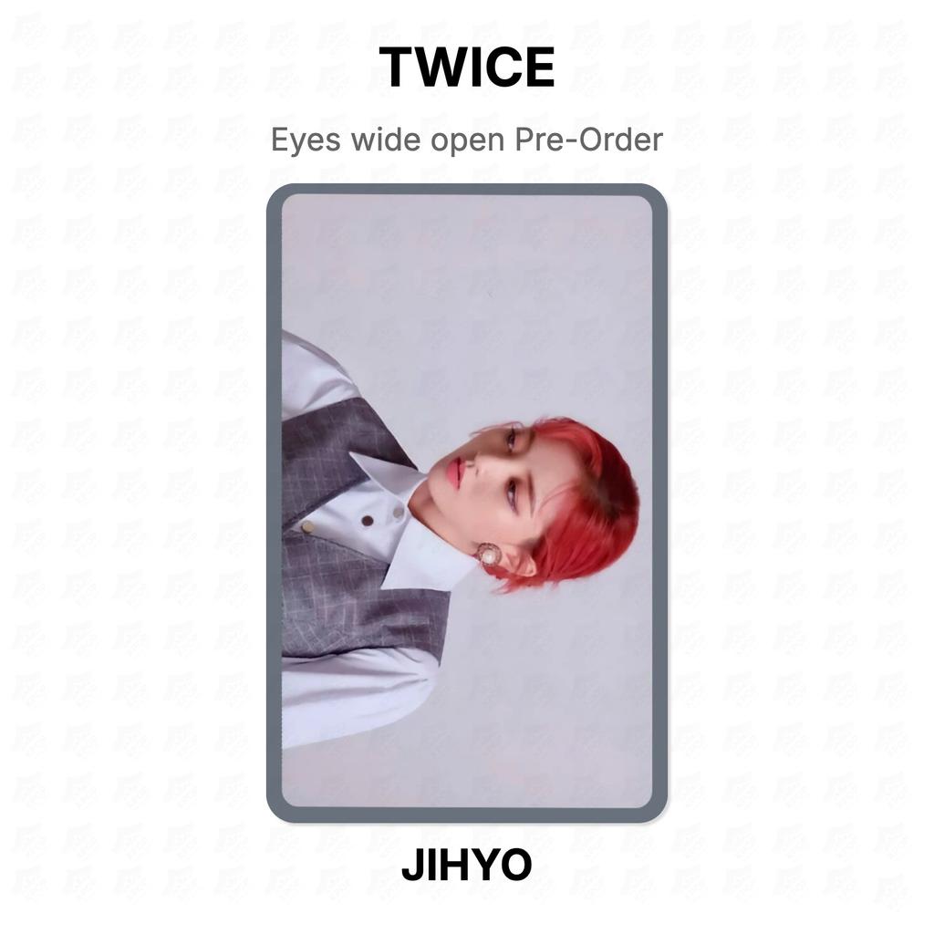 TWICE Eyes wide open Pre-Order Official Photocard