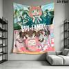 Anime Characters Tapestry Vibrant Wall Decor Tapestry Fashion Print Wallmounted Christmas Gift Background Cloth Soft