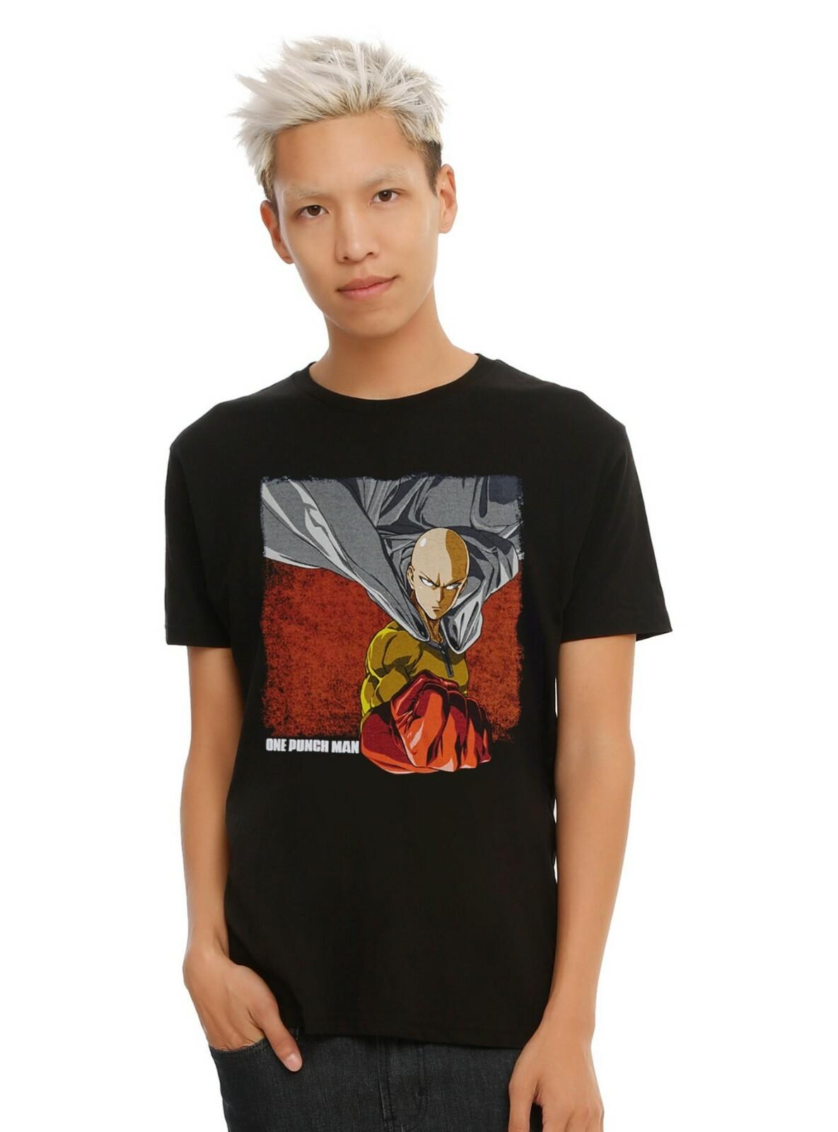 ONE PUNCH MAN SAITAMA PUNCHING T-SHIRT, Small S разноцветный