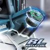 Makita Akku-Bandsäge 18V6Ah PB184DRGX mit 2 Akkus und Koffer, Ladegerät, (für Ladegerät)