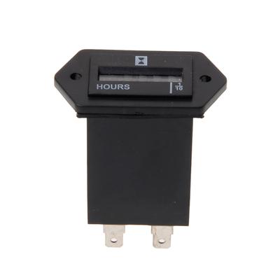 Generator Sealed Hour Meter Counter Tractor Truck Rectangle for DC 10V-80V for Boats Trucks Tractors for Cars