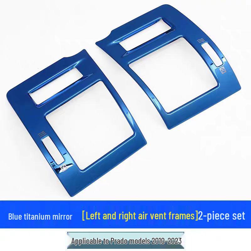 Front Air Vent Trim for Toyota Prado 10-23: Domineering Center Console Decor