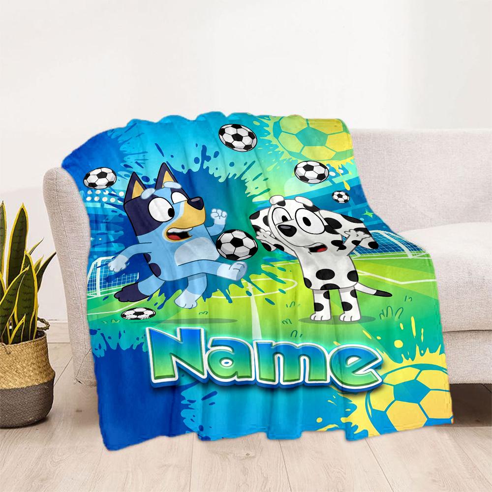 Football Fun Friends Customize Your Name Blanket Lightweight Customizable Blanket Durable Comfort Throw For Home Decor Bedding Picnics Bed