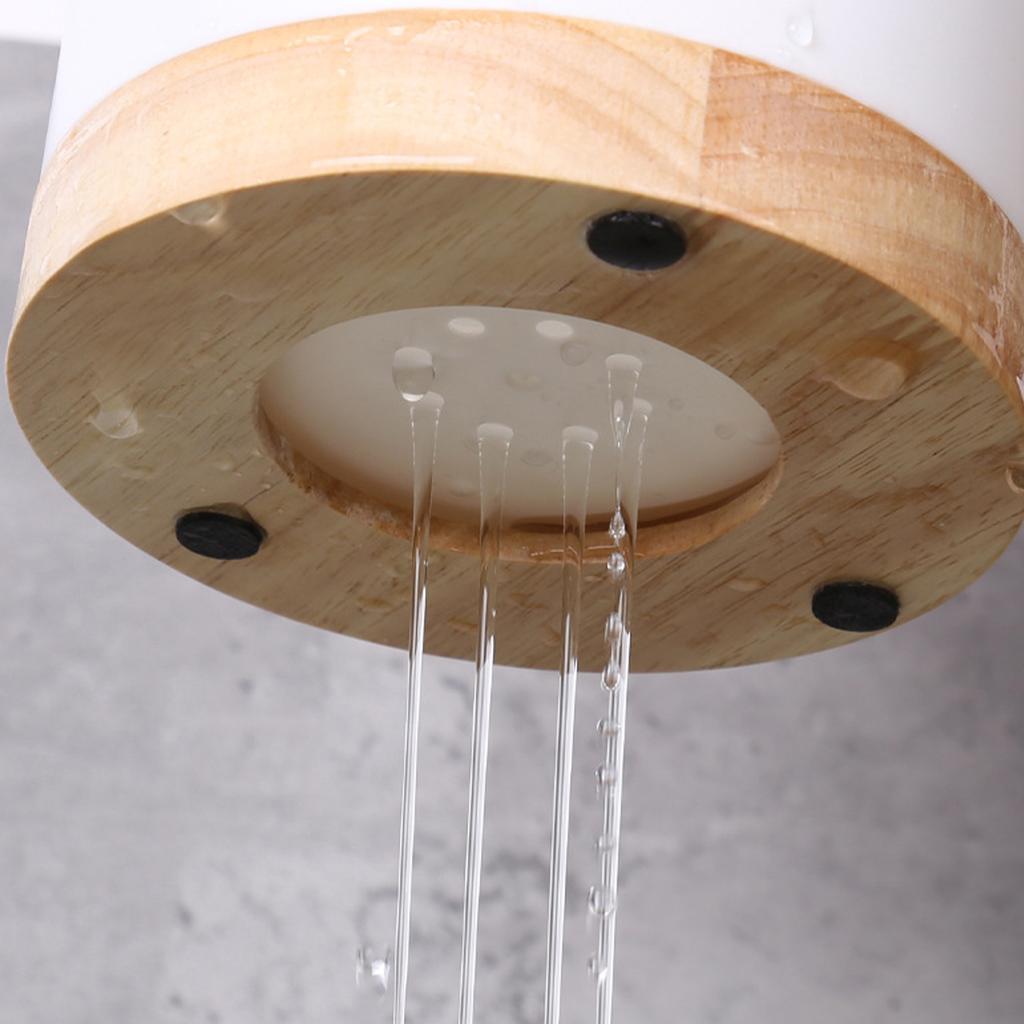 Utensil Holder Cutlery Drainer Kitchen Tableware Storage Bucket Plastic Chopstick Spoon Rack Detachable 3 Divided Silverware