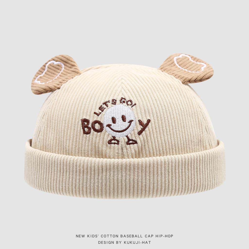 Children Corduroy Baseball Cap With Sun Protection And Breathability For Kids
