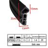 Customizable EPDM U-Shaped Rubber Sealing Strip for Electrical Cabinets and Car Doors