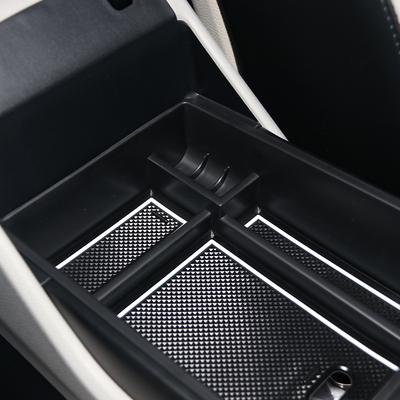 Car Black Central Storage Box Console Armrest Organizer Holder ABS for Kia Sportage NQ5 -2026 Auto Interior Trim Accessories