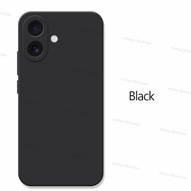 For iPhone 17 Case For Apple iPhone 17 Air 17 Pro Max Cover Bumper Luxury TPU Shockproof Liquid Silicone Protective Phone Cover
