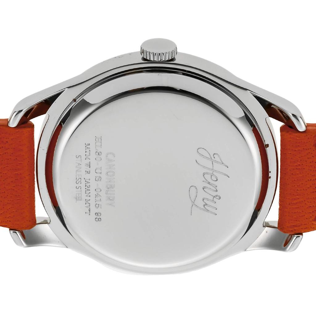 HENRY LONDON CANONBURY Watch, Japan Exclusive, White Dial, Stainless Steel Crystal, Quartz Movement, 30mm, UK, London Watch HL30-US-0415, Unisex