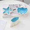 Ceramic Jewelry Storage Holder Multi-Purpose Decorative Ring Trinket Tray Cute Ocean Trinket Plate Watch Keys Candle Holders