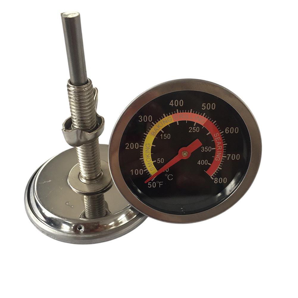 JX-8K-1 Oven Thermometer Stainless Steel Bimetallic BBQ Grill Thermometer for Pizza Oven and High-Temperature Cooking Appliances