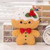 Gingerbread Man Plush Christmas Tree Ornament - Children's Gift Decoration