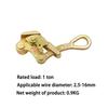 Multifunctional 1 Ton Wire Rope Jaw Clamp Electricity Cable Grip Pulling Non-Slip Haven Mini Tightening Manual Tool