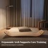 Wooden Balance Board Natural Curved Robust for Pilates Training