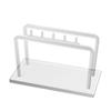 Rectangular Acrylic Earring Holder Hollow Acrylic Bracket Jewelry Retail Holder Jewelry Display Board with Clear Base