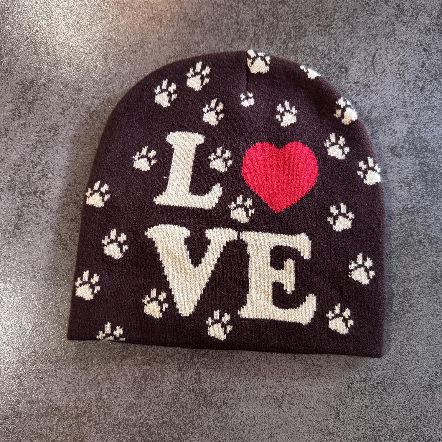 New Fashion Letter Autumn Winter Beanies For Women Men Outdoor Y2K Skullcap Warm Skiing Hat Cold Hat Hip Hop Cycling Knit Hat