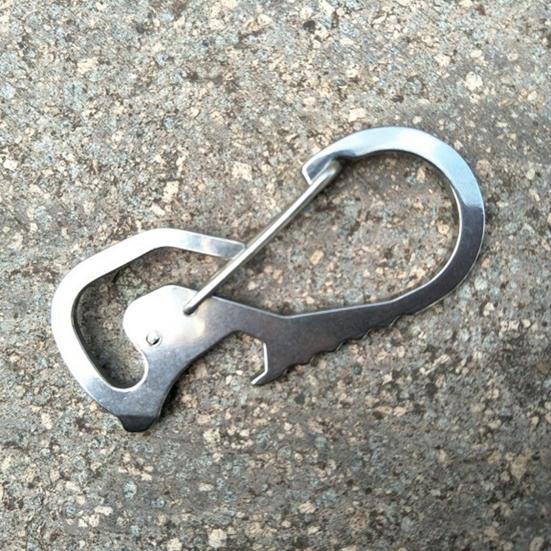 Multifunctional Durable Keyring Key Holder Keychain Bottle Opener Outdoor Tool