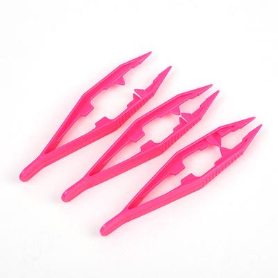 3Pcs Disposable Tweezers Beads Tweezer Durable Clip Baby Tool Toys Puzzles Model Building Craft Kids DIY Supplies