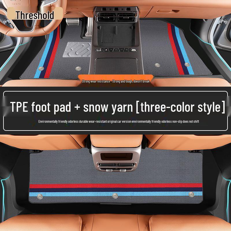 2025 BYD Han L EV/DMP TPE Floor Mats Full Coverage Interior Modification