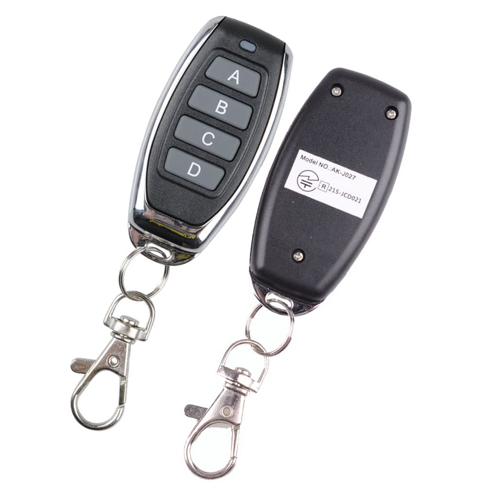 12V 4-Kanal Funkfernbedienungsschalter 315MHz Drahtlose Fernbedienung 12V 10A Drahtloser Fernbedienungssender mit Empfänger zur drahtlosen Steuerung