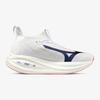 Mizuno NEO VISTA 2 Running Shoes for White X Metallic Blue X 2E Women, Pink, 24.0 Cm,
