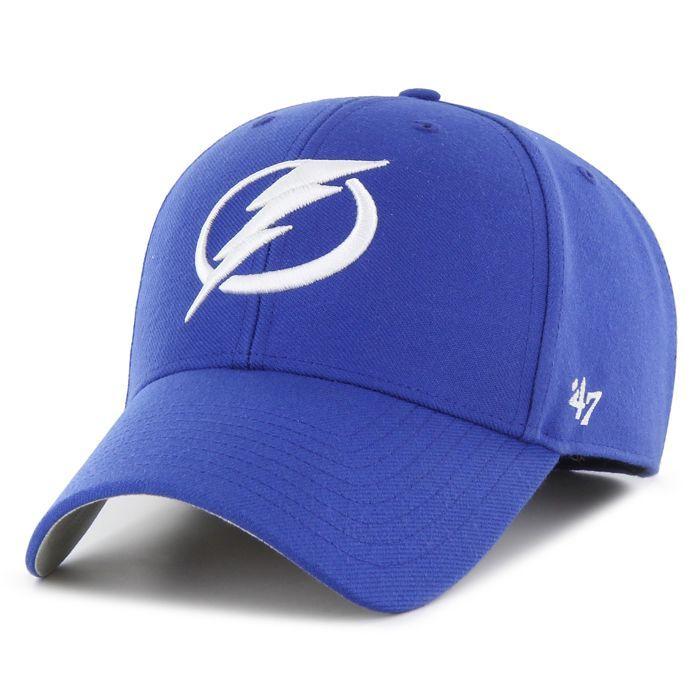 Casquette - 47 BRAND - MVP Tampa Bay Lightning - Ajustable - Couronne Structurée - Bords Incurvés
