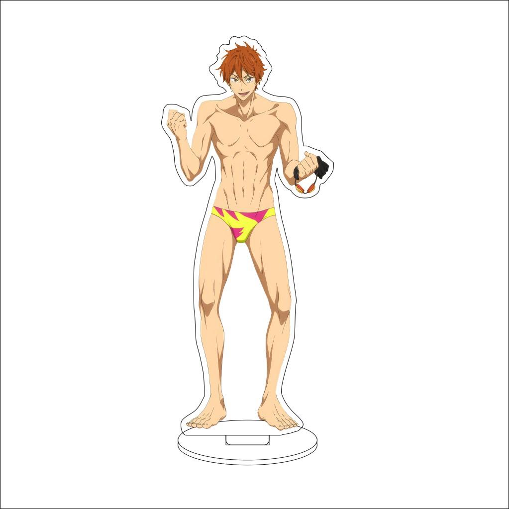 16CM Anime free! Cosplay Ornaments Nanase Haruka Rin Matsuoka Tachibana Makoto Hazuki Nagisa Figure Stand Halloween Gifts