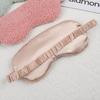 Plush Eye Mask with Elastic Band, Ear-Friendly, Lamb Wool, Solid Color, High-Style Silk Imitation for Napping.